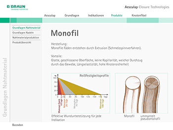 Interactive Design - Animation - MMI Mensch - Machine - Interface - Beger Design - Aspekte Naht